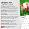 Piglets | 2026 7 x 14 Inch (Hanging) Monthly Mini Wall Calendar
